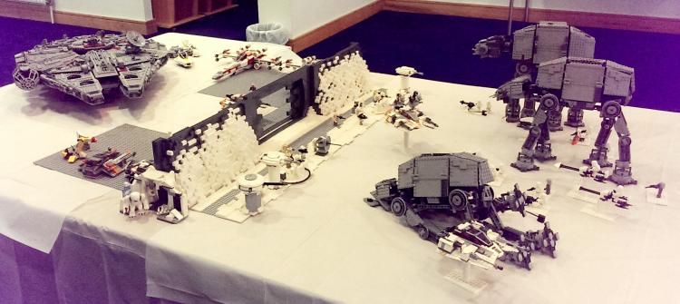 Battle of Hoth at Ashbourne Library, December 2014